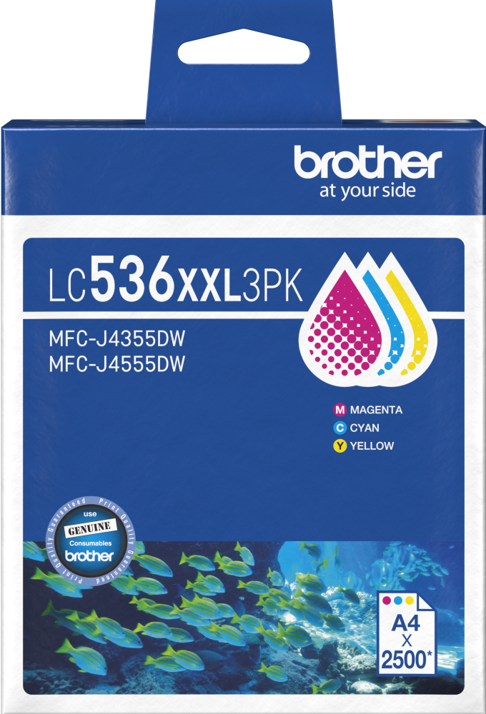 Brother LC536XXL3PK 3 - Pack Ink Cartridge