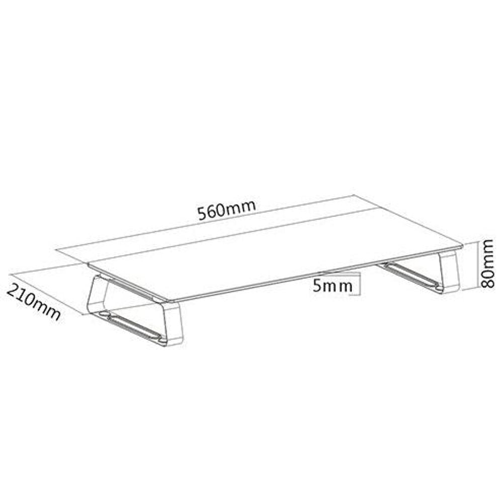 BT-STB-062 - Bracom Universal Tabletop Monitor Riser