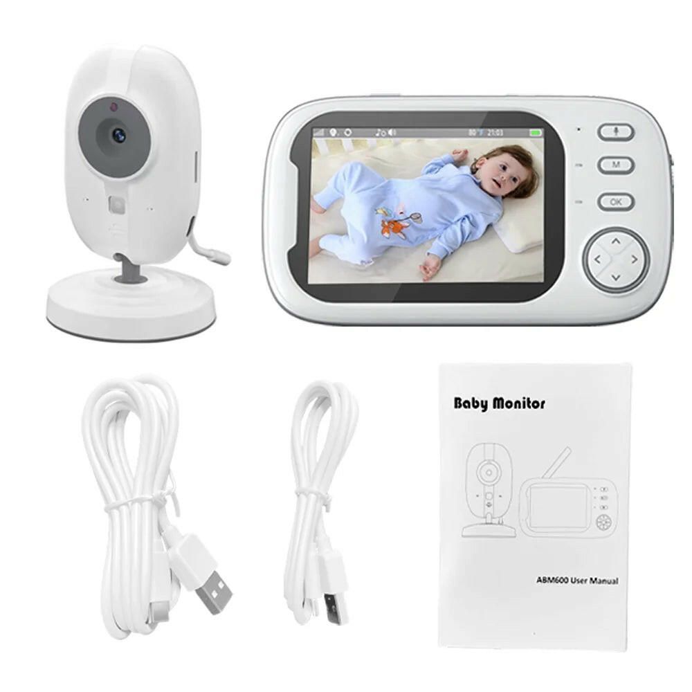 3.5 Inch Wireless Video Baby Monitor Night Vision Baby Monitor