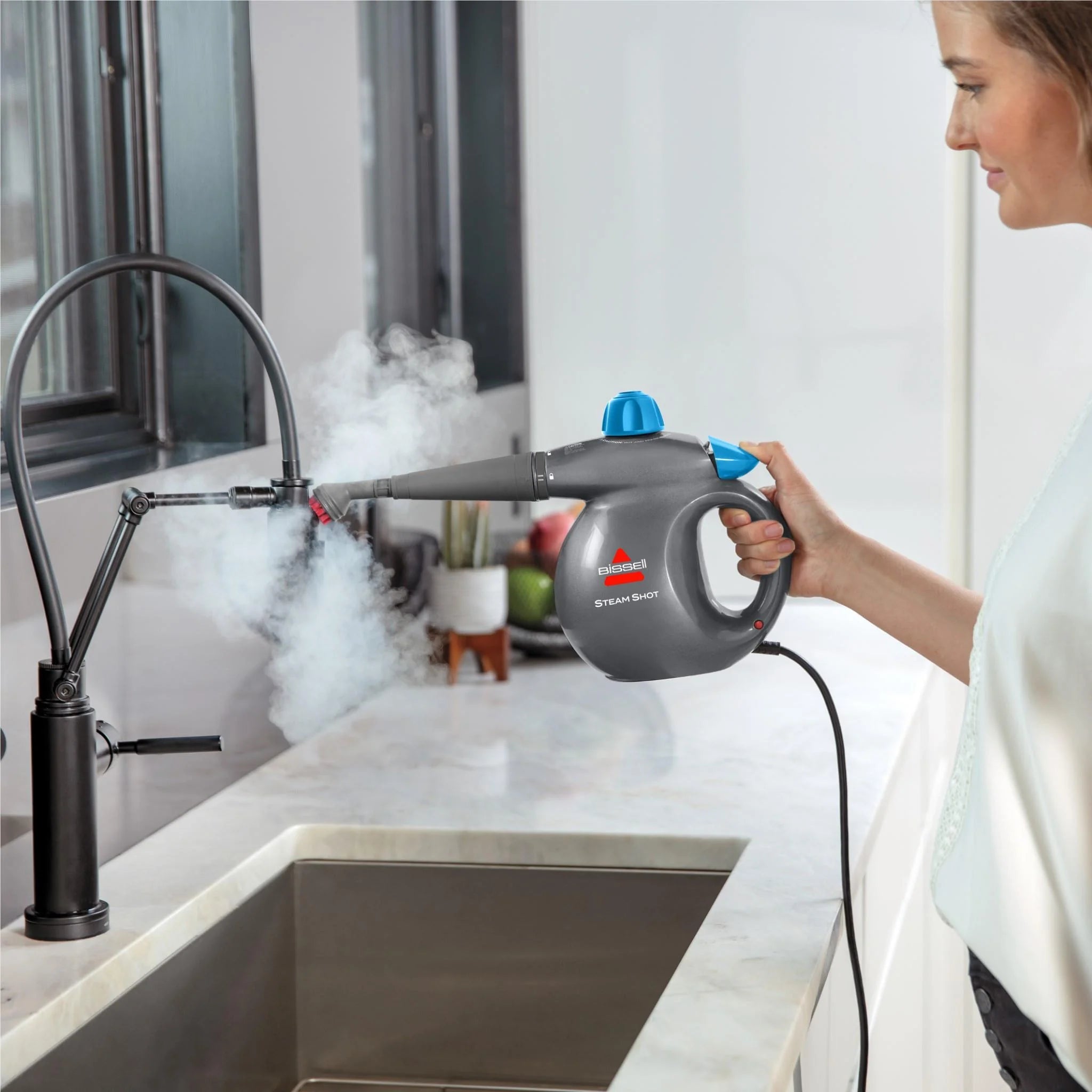 Bissell Steam Shot - 1000 watts of steam power to eliminate 99.9% of germs