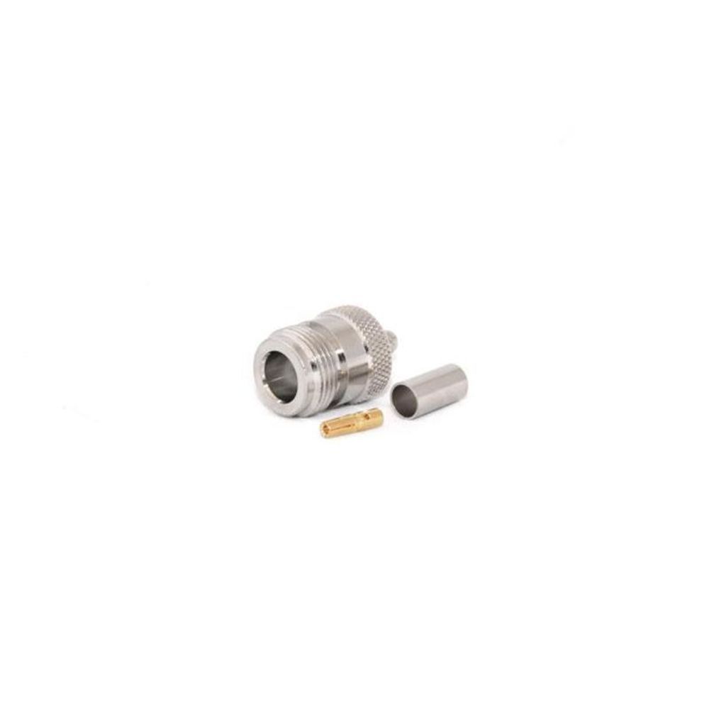 C-N3-195 - N-Type Female CRIMP Connector for LMR195/RG58