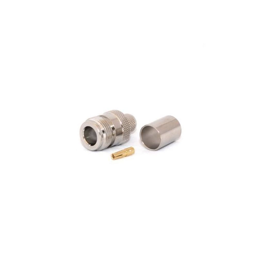 C-N4-400 - N-Type Female 50 Ohm CRIMP Connector for LMR400/RG8U