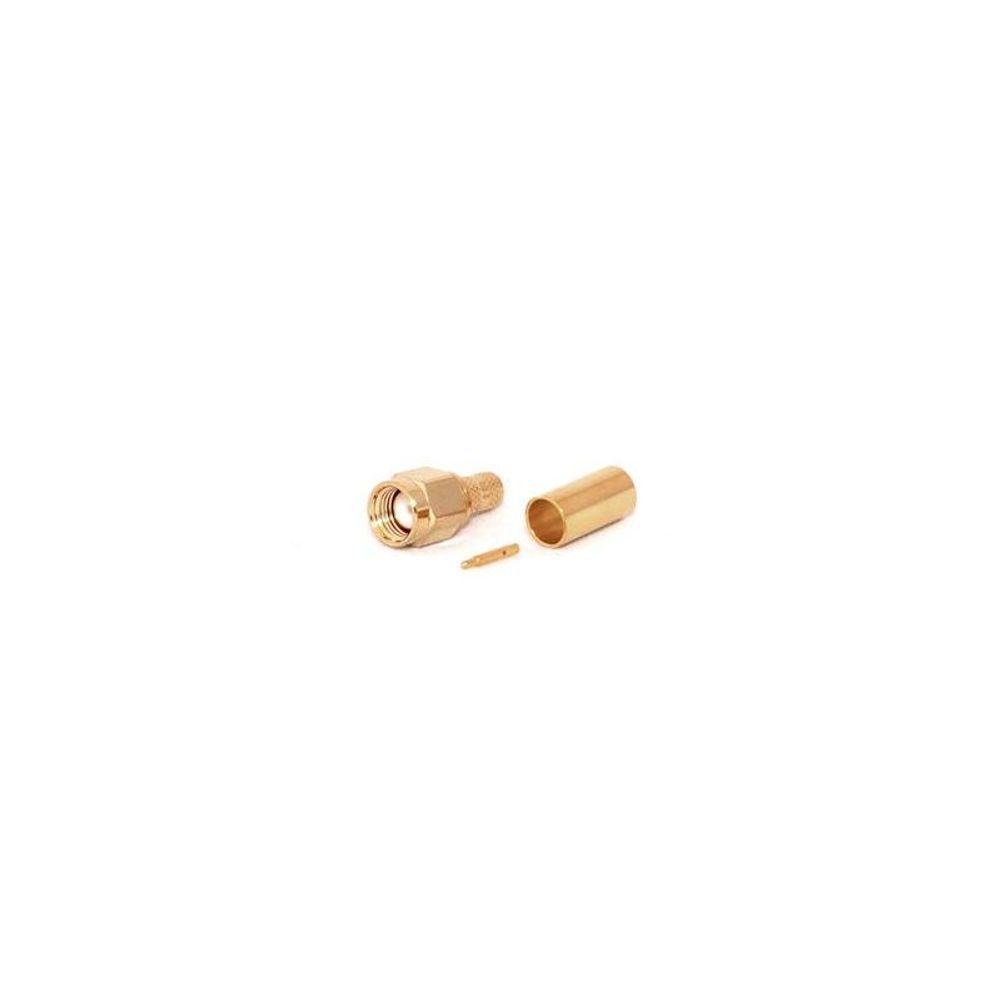 C-SMA3-195 - SMA Male CRIMP Connector for LMR195/RG58