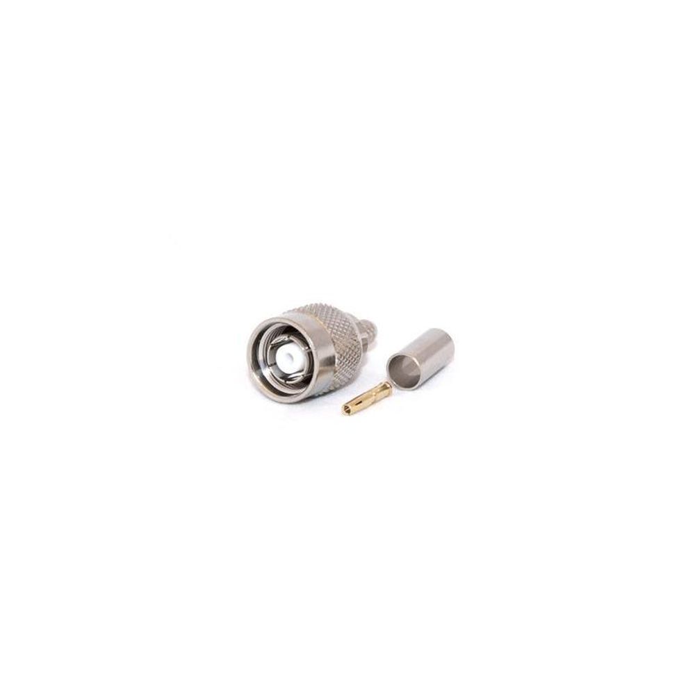 C-TNCRPM1-195 - RP-TNC Male CRIMP Connector for LMR195/RG58