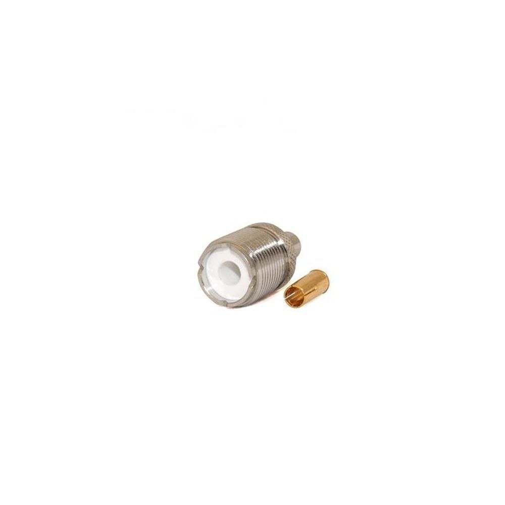 C-UHF2-195 - UHF Female CRIMP Connector for LMR195/RG58