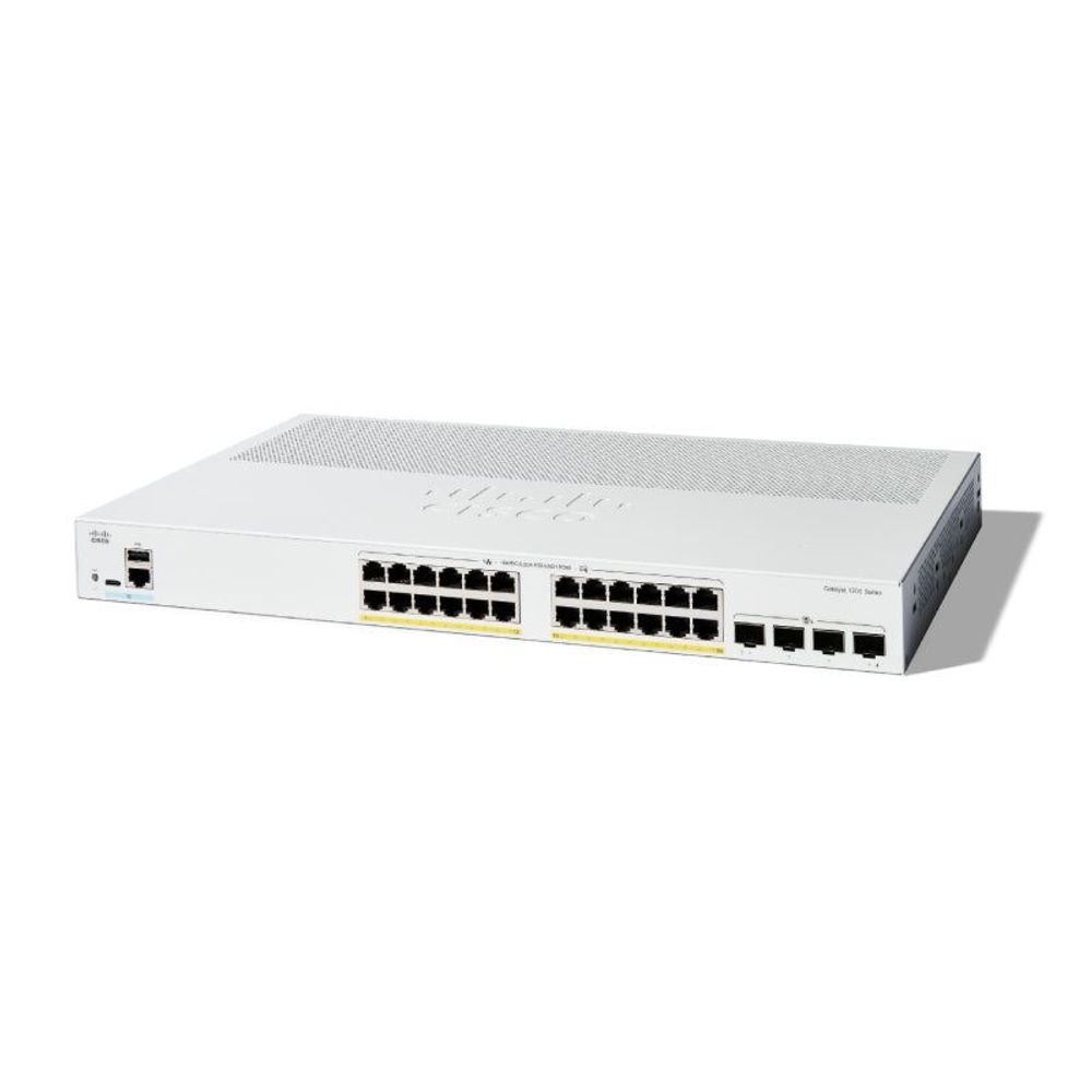 C1200-24P-4X - Cisco Catalyst 1200 24-port GE, PoE, 4x10G SFP