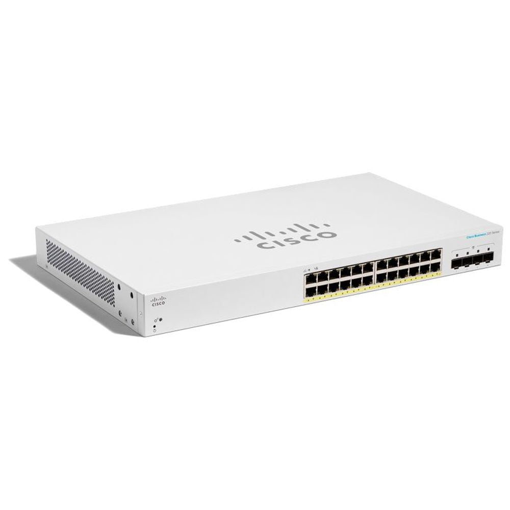 CBS220-24FP-4G-AU - CBS220 Smart 24-port GE, Full PoE, 4x1G SFP Managed PoE Switch