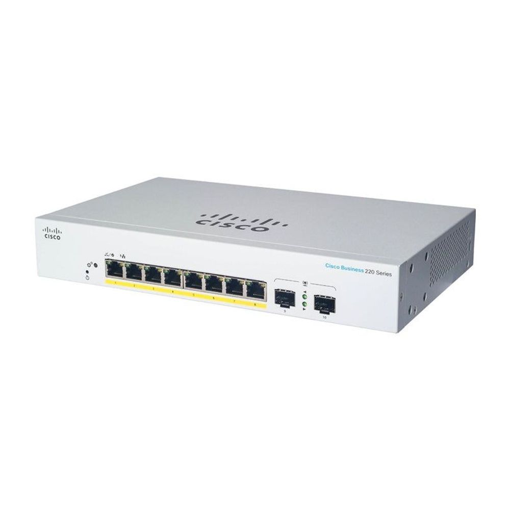 CBS220-8P-E-2G-AU - Cisco CBS220 Smart 8-Port Gigabit PoE Switch