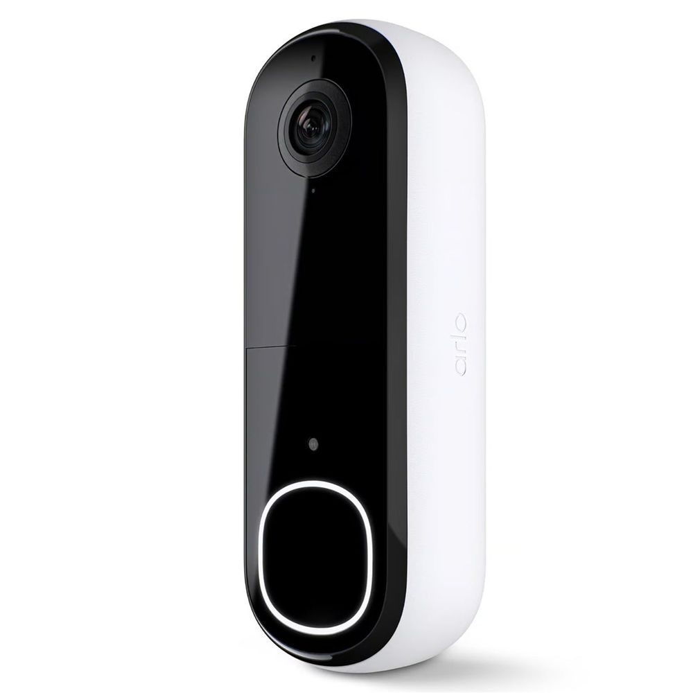 AVD4001-100AUS - Arlo Video Doorbell 2K Wired/Wire Setup - Wire - 3.05 m - White