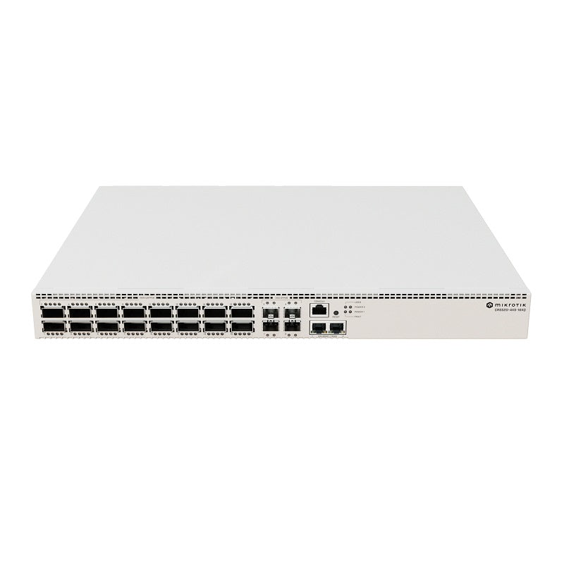 MikroTik CRS520-4XS-16XQ-RM 16 Port 25/100 Gbps Switch with Dual Hot-Swap Power Supplies