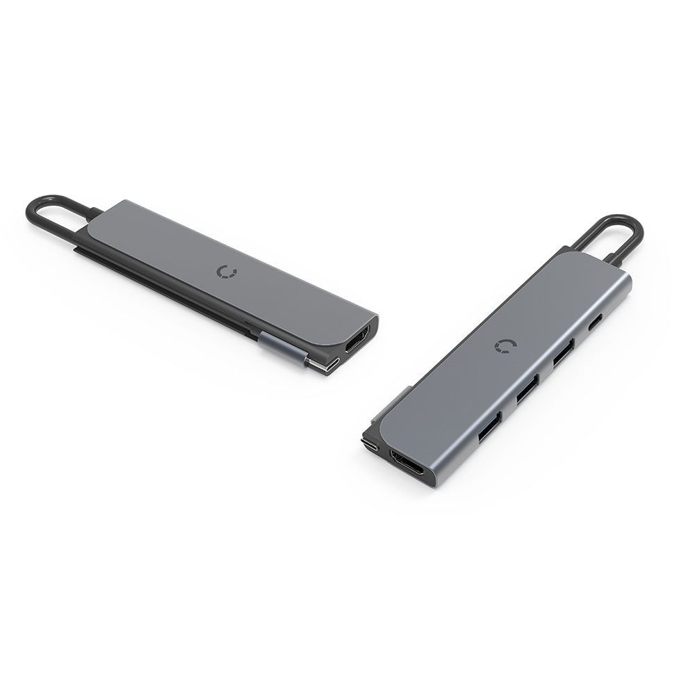 CY3318HUBC3 - Cygnett TravelMate USB-C Hub 1xHDMI 3xUSB-A