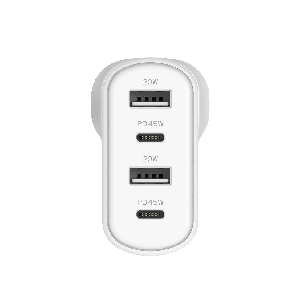 CY3675PDWLCH - Cygnett 45W Multiport Wall Charger AU - White | Tech Supply Shed