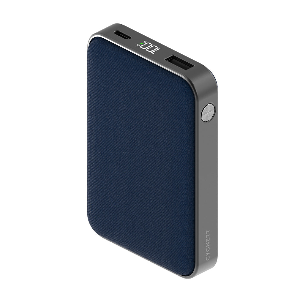 CY3701PBCHE - Cygnett ChargeUp Reserve V2 10000 mAh 20w Power Bank - Blue | Tech Supply Shed