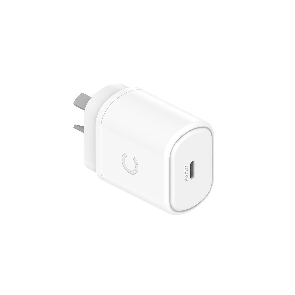 CY3904PDWCH - Cygnett 30W USB-C Wall Charger AU - White | Tech Supply Shed