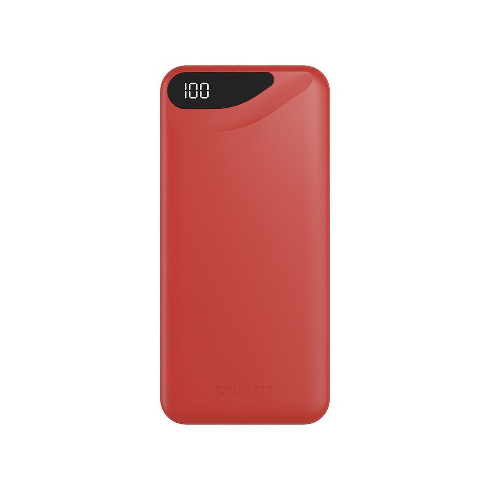 CY4343PBCHE - Cygnett ChargeUp Boost Gen3 10K Power Bank - Red | Tech Supply Shed
