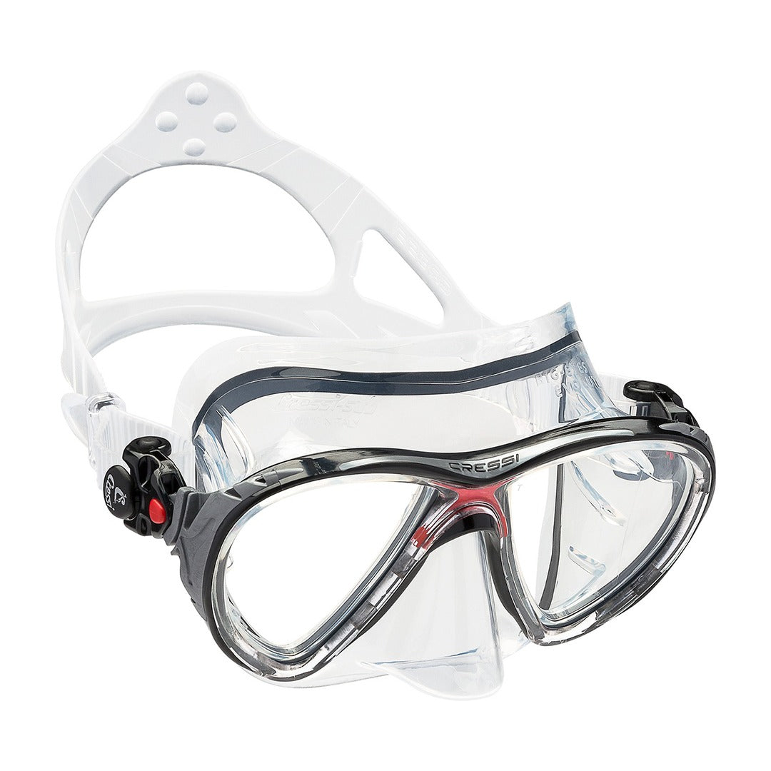 Cressi Big Eyes Evolution Crystal Mask Clear Red