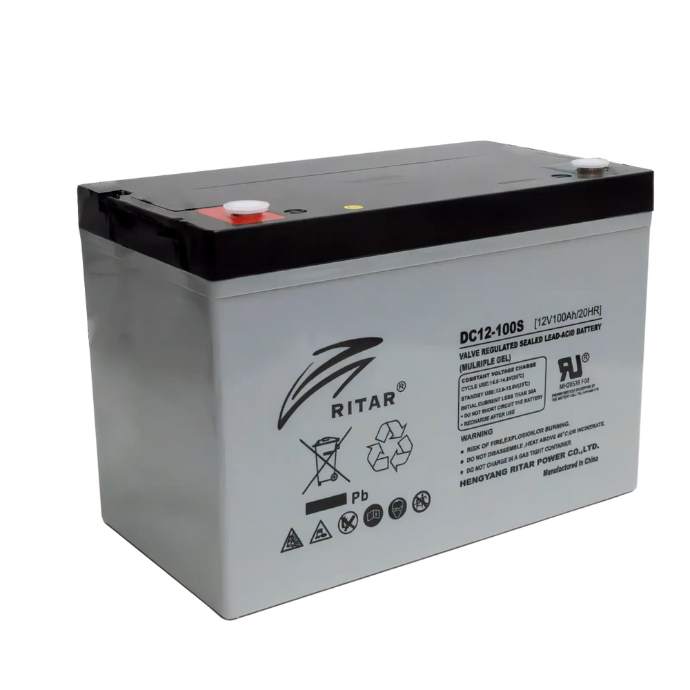 Ritar DC12-100S - Ritar 12V 100Ah DC Series AGM Deep Cycle Battery
