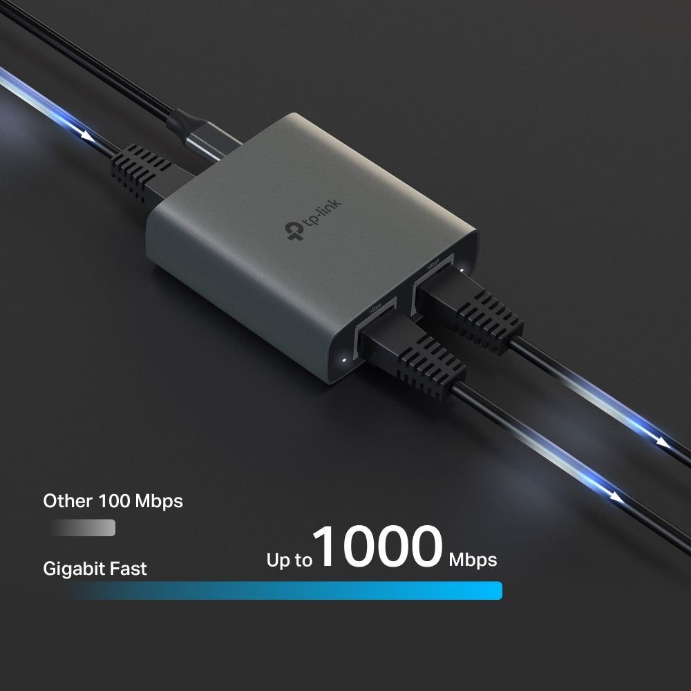 TP-Link EH210, 1 to 2 Gigabit Ethernet Splitter
