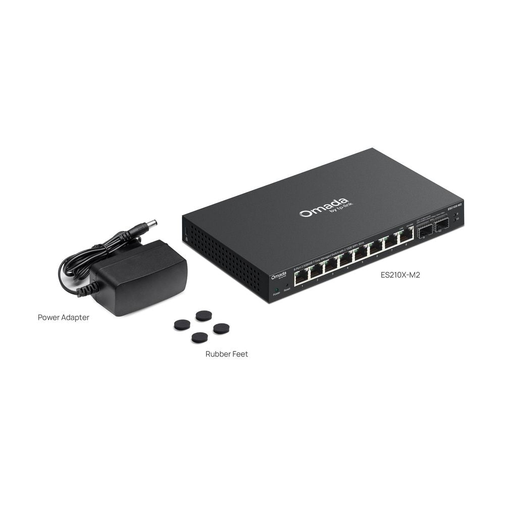 TP-Link ES210X-M2 Omada 8-Port 2.5G Easy Managed Switch with 2 10GE SFP+ Slots
