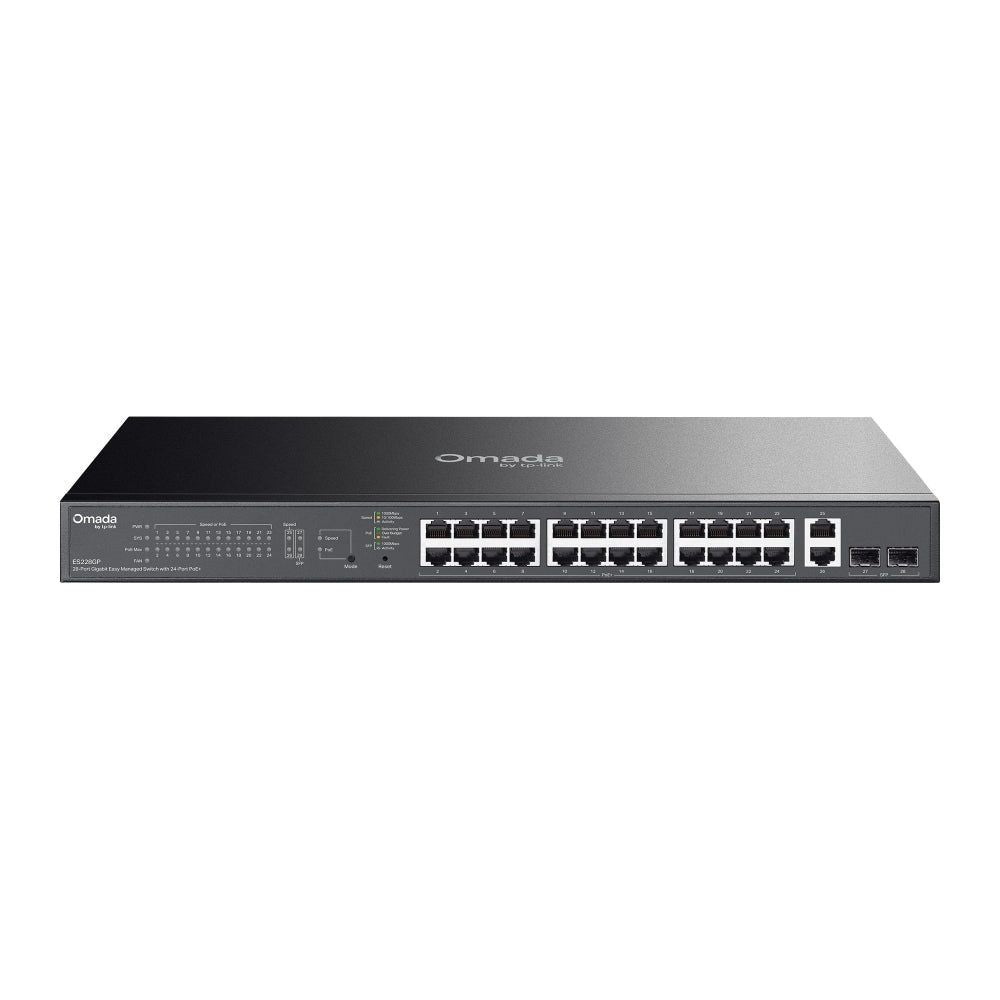 TP-Link ES228GP Omada 28-Port Gigabit Easy Managed Switch with 24-Port PoE+ Default Title