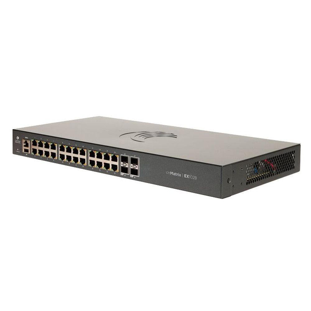 EX1028 - Cambium cnMatrix EX1028 Intelligent Ethernet Switch with 24 x 1G Ethernet & 4 x SFP Ports