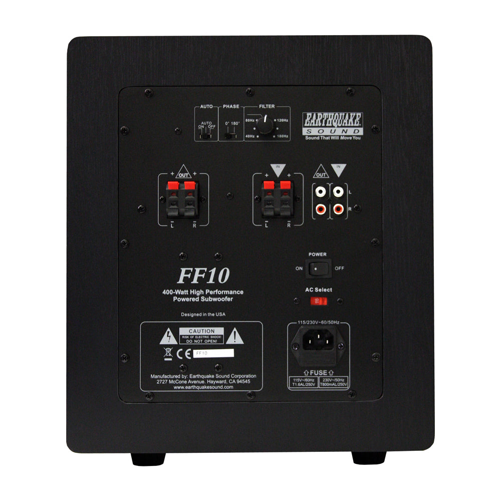 FF-10 - 10? Powered Subwoofer Front Firing (FF-10) – Earthquake Sound