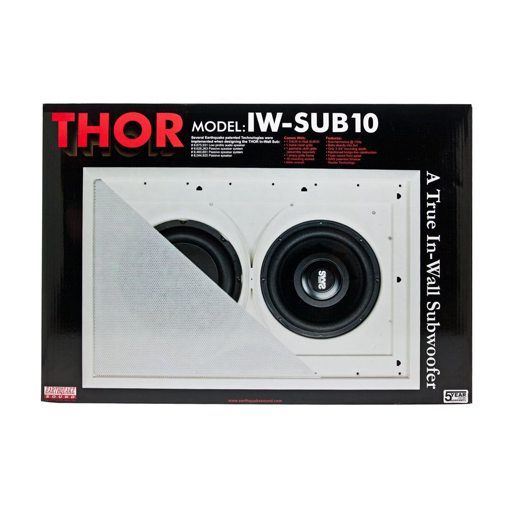 IW-SUB10 - 10" In-Wall Subwoofer THOR ( IW-SUB10 ) – Earthquake Sound