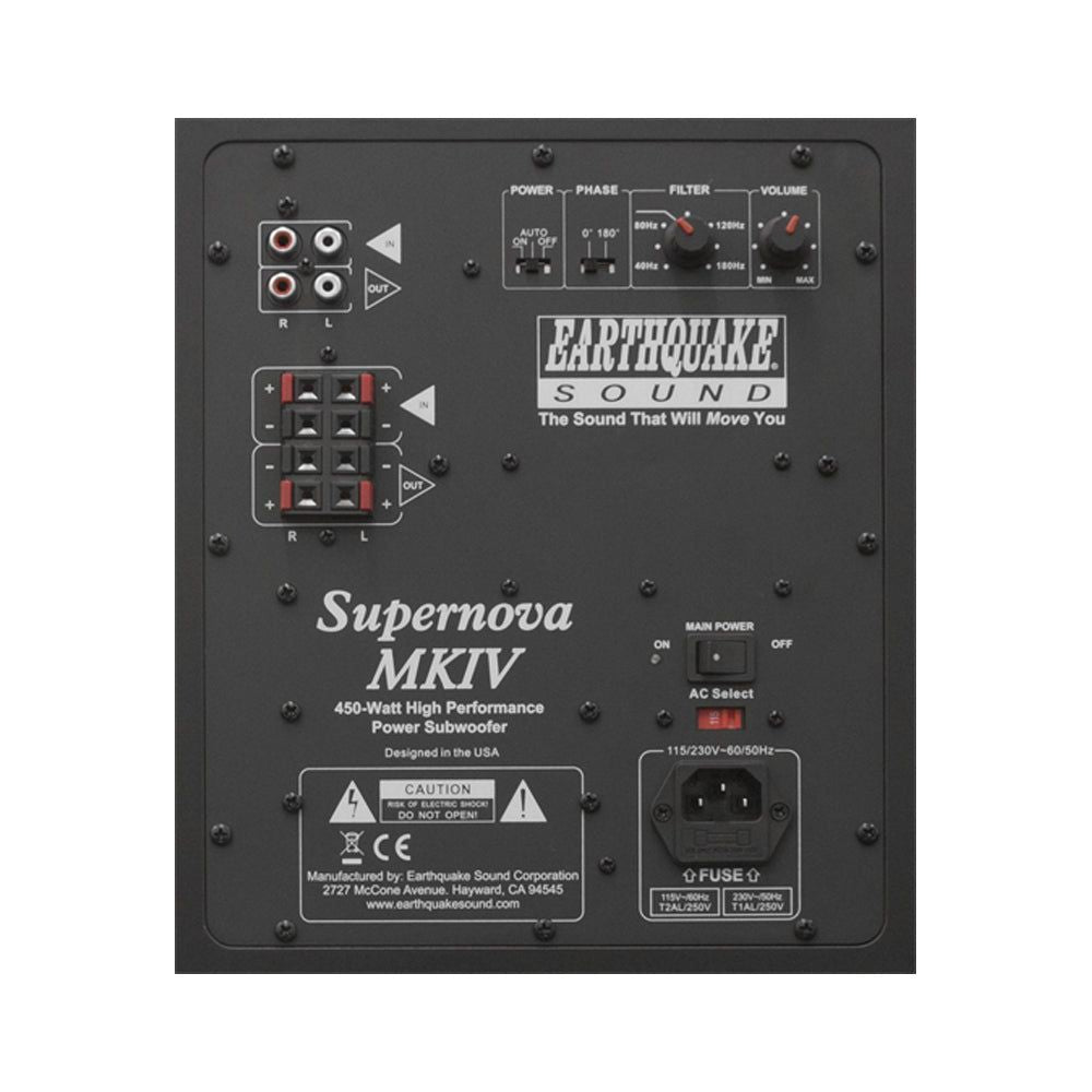 MKIV-10 - 10" POWERED SUB., Rounded Edges Enclosure, SLAPS PASSIVE, BLACK ASH