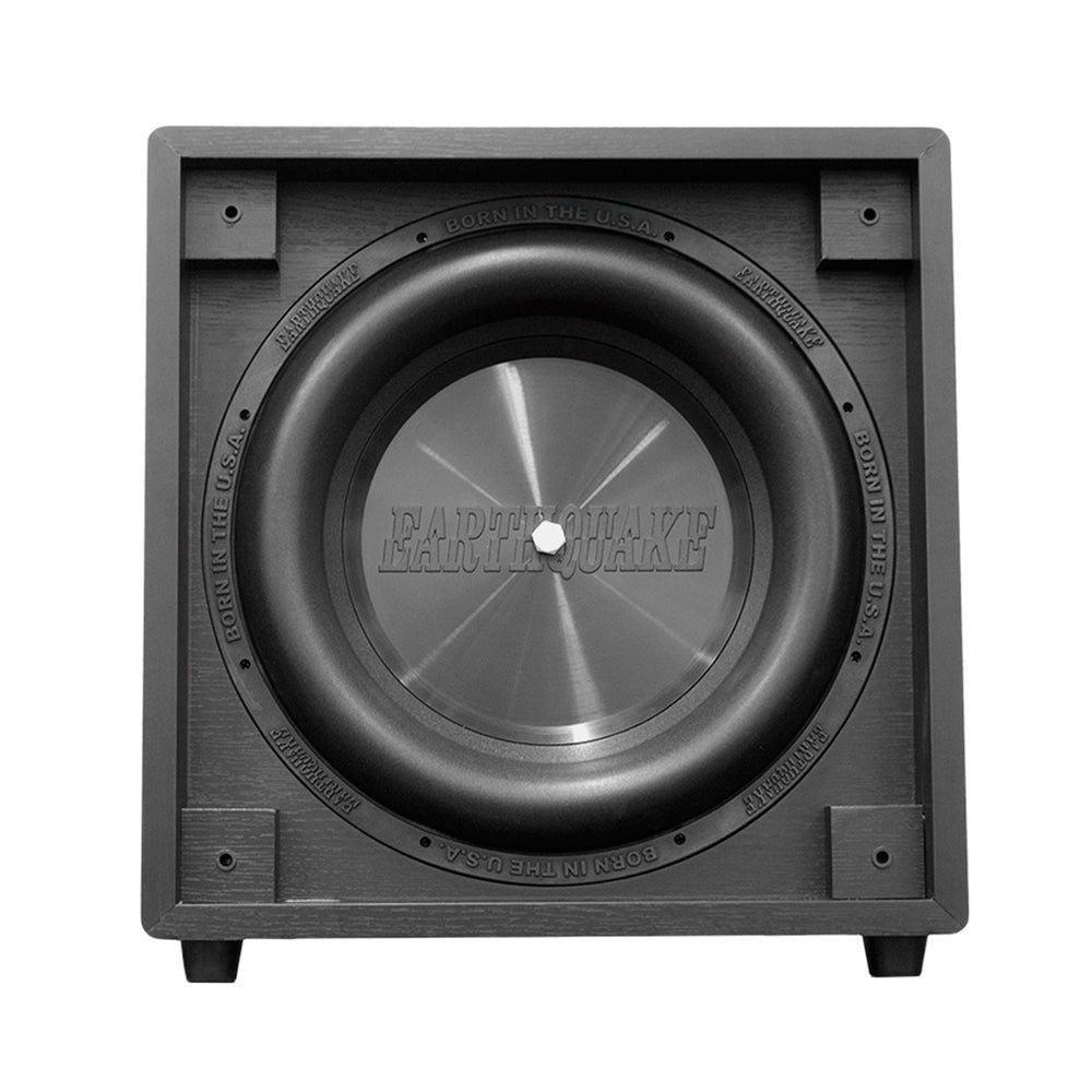 MKIV-10 - 10" POWERED SUB., Rounded Edges Enclosure, SLAPS PASSIVE, BLACK ASH