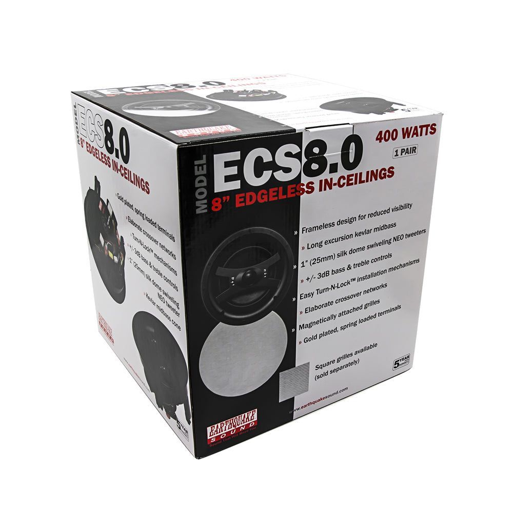 ECS8.0 - In-Ceiling Speakers 8? (ECS8.0) (Pair) – Earthquake Sound