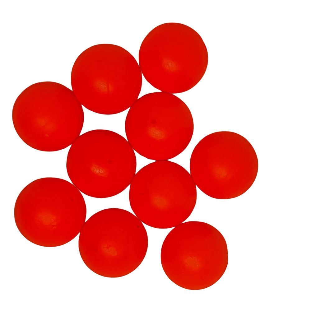 MeanFish Poly Fishing Floats 20mm PKT 10 Orange