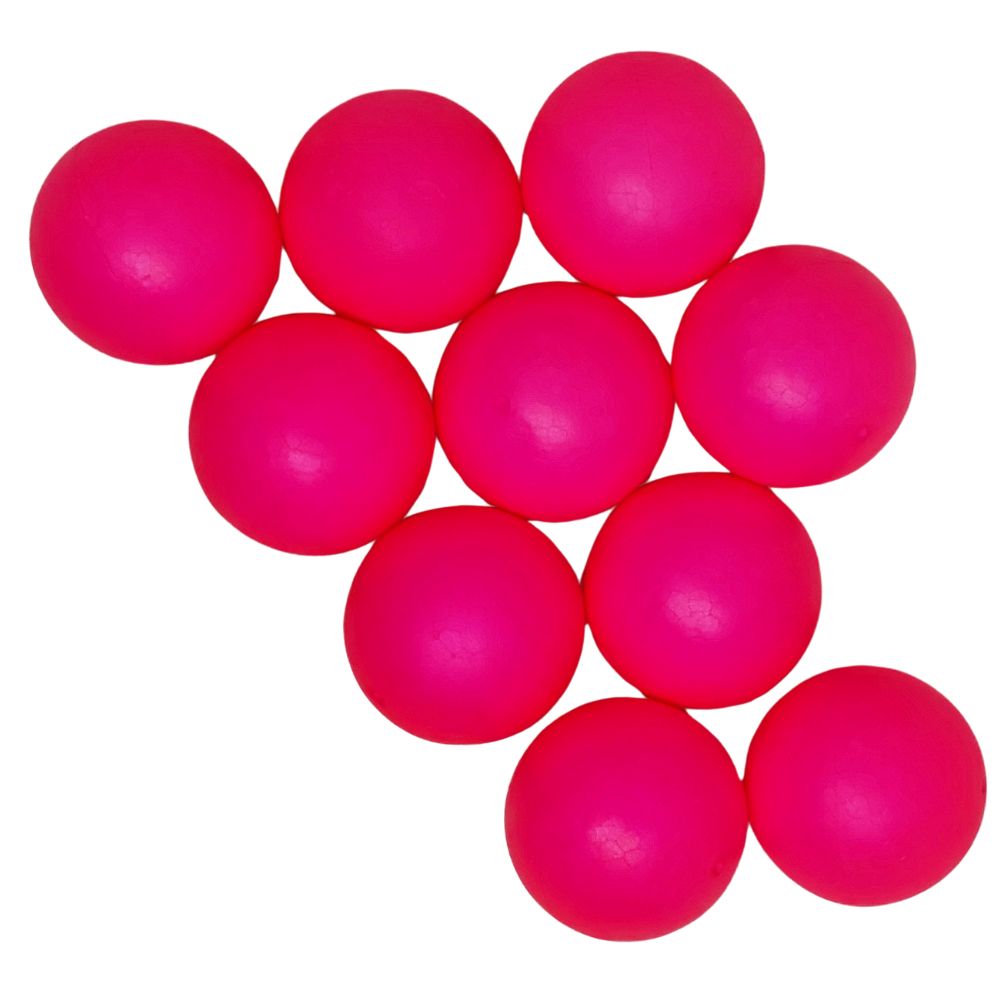 MeanFish Poly Fishing Floats 20mm PKT 10 Pink