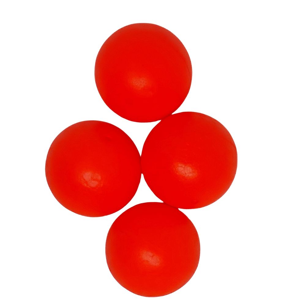 MeanFish Poly Fishing Floats 20mm 4pcs Orange