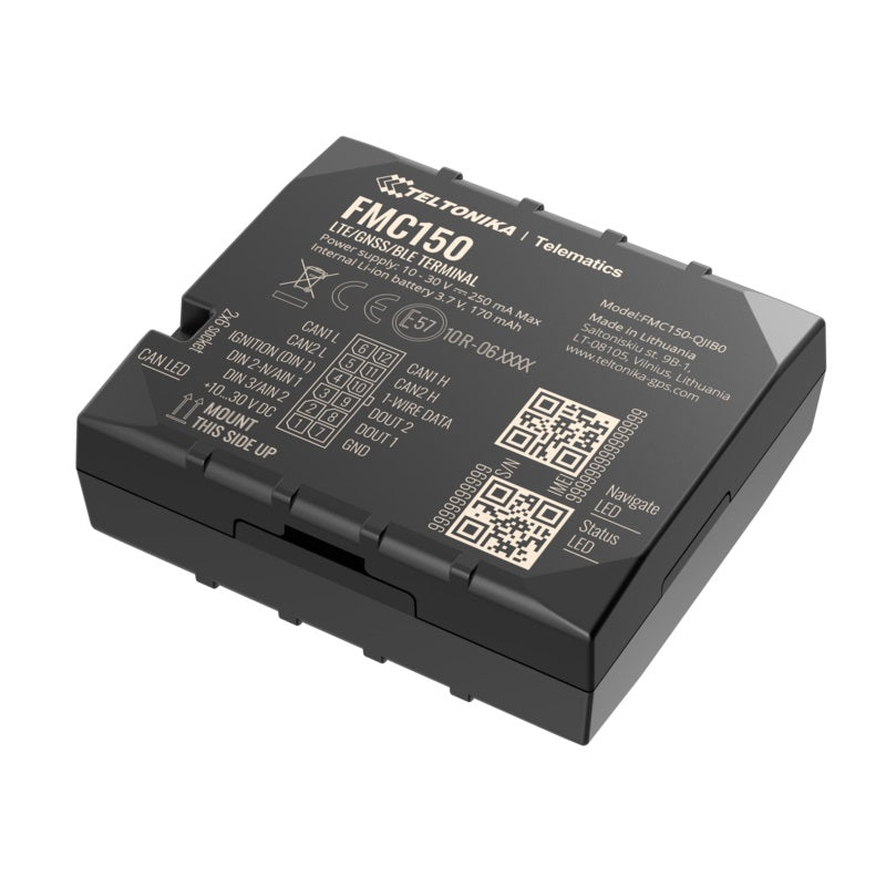Teltonika FMC150 Advanced LTE terminal with flexible inputs configuration and Built-in Can Bus
