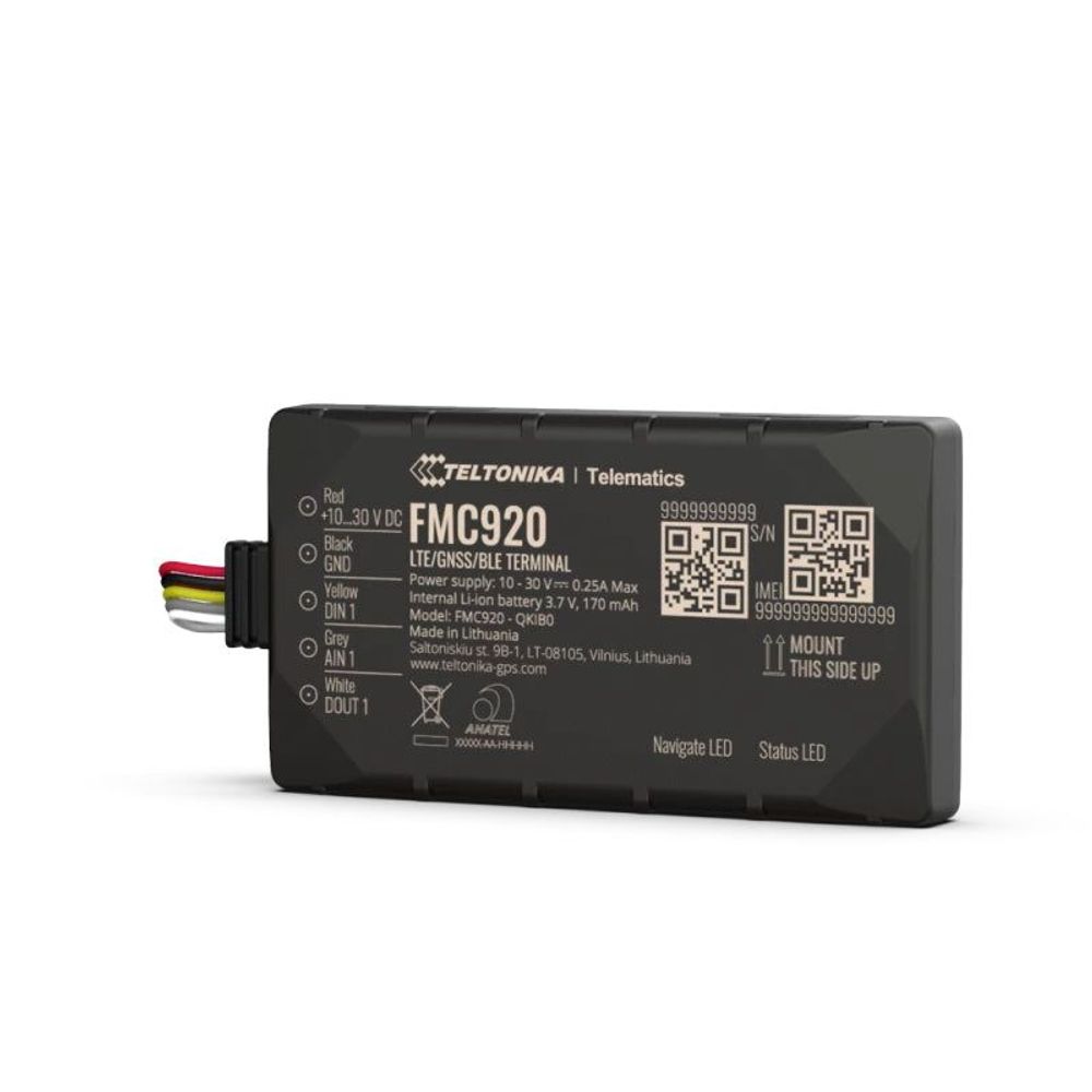 Teltonika FMC920 Compact 4G LTE Cat 1 GPS Tracker | TECH SUPPLY SHED