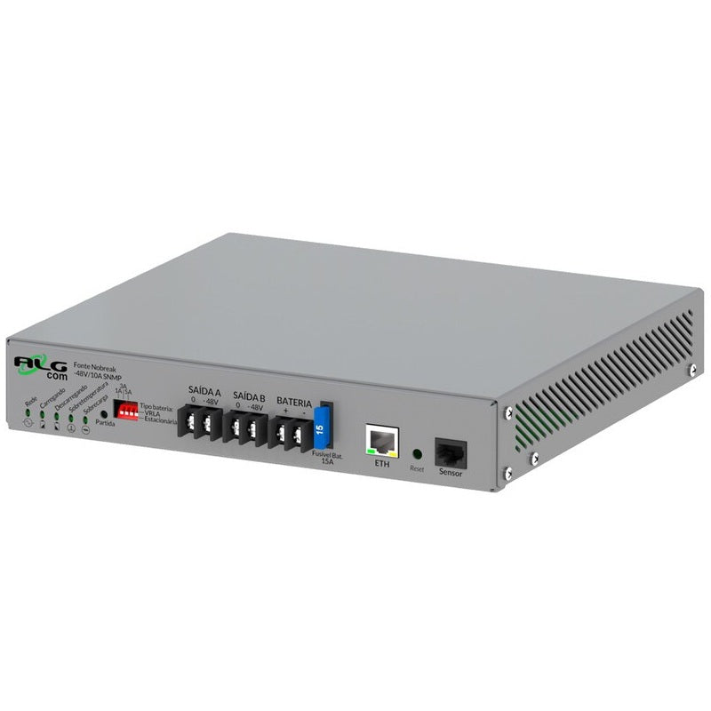 ALGcom FN-4800-10-SNMP 48V, 10A UPS Battery Charging Supply