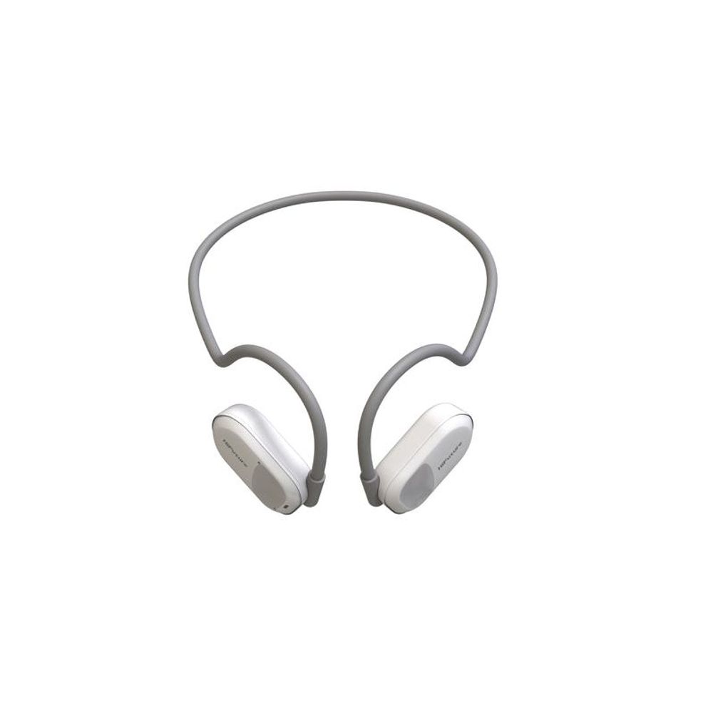 HiFuture FutureMate sport earphones with grey headband and two white earbuds