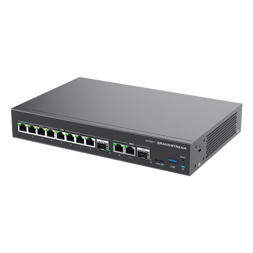 GCC6011 - Grandstream GCC6011 All-In-One 10 Port Gigabit Router with ...