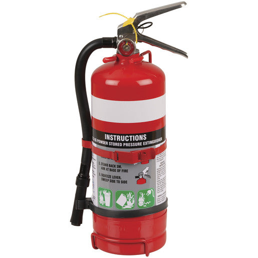 gg2352 2.5kg fire extinguisher 3a:40b:e - metal bracket tech supply shed