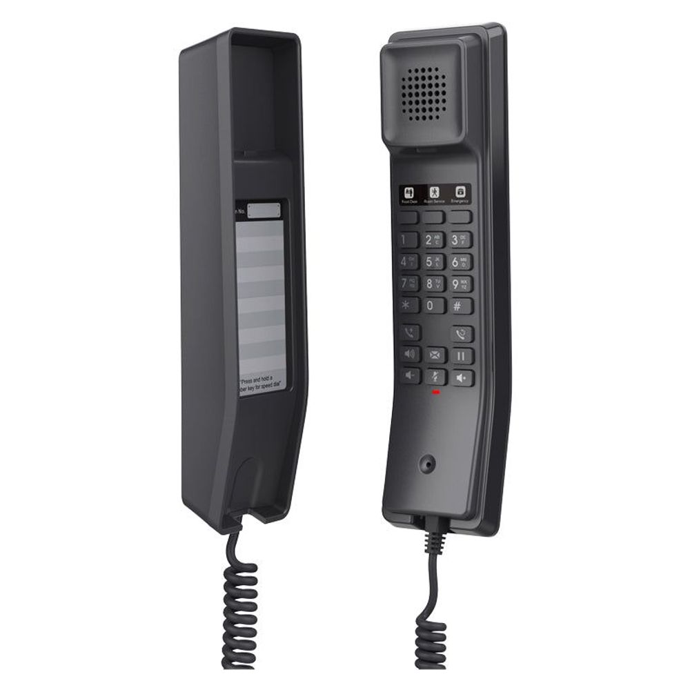 GHP611 - Grandstream GHP611 Compact Hotel Phone - Black