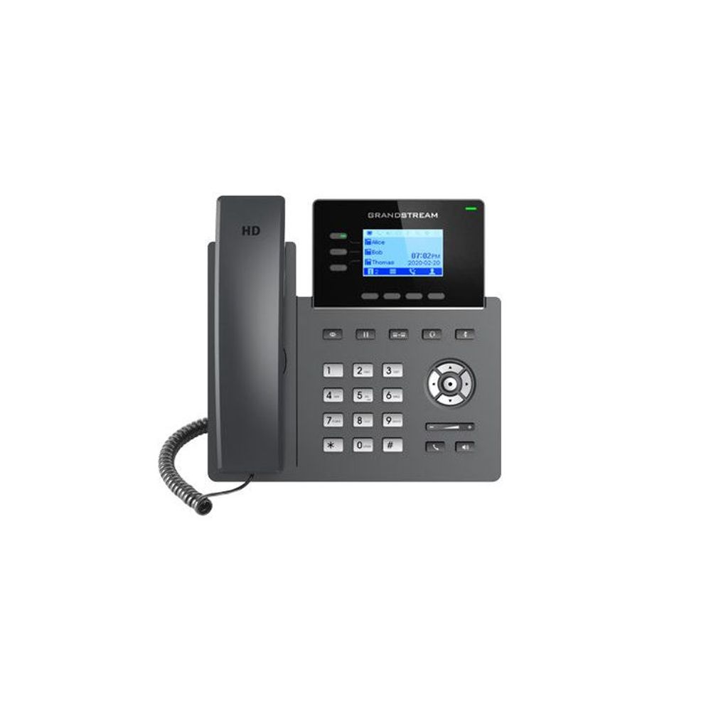 GRP2603P - Grandstream GRP2603P 3 Lines 3 SIP Account IP Phone with PoE