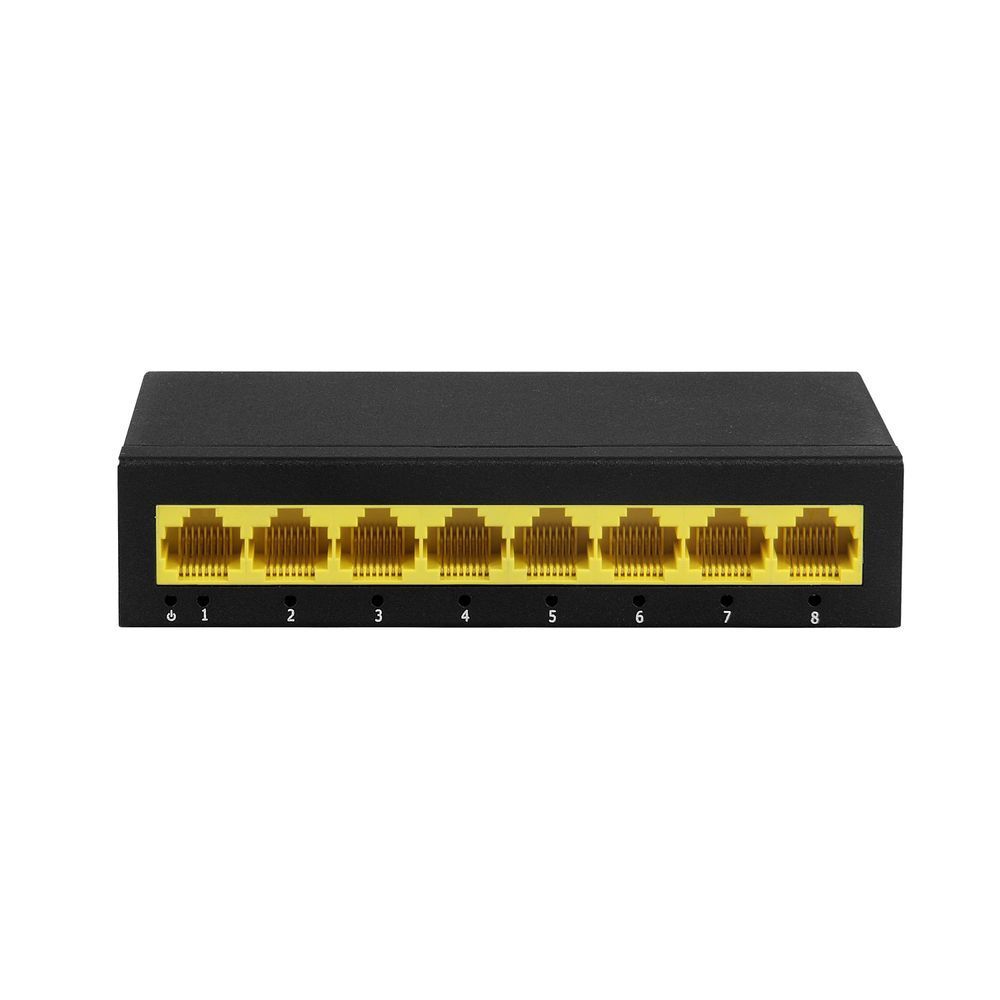 GW-SW-8Gv2 - 8 Port 100/1000Mbps Network Switch