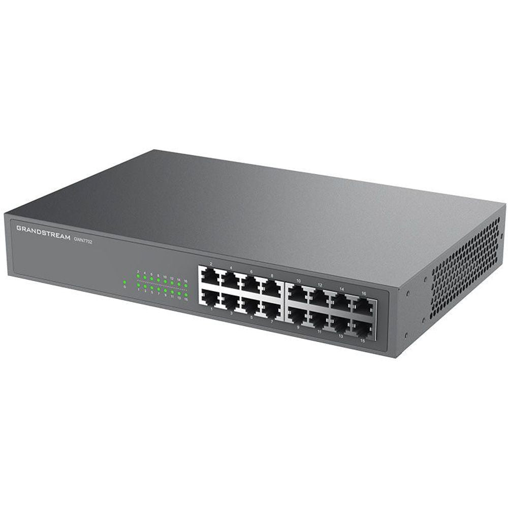 GWN7702 - Grandstream GWN7702 16 Port Gigabit Unmanaged Network Switch