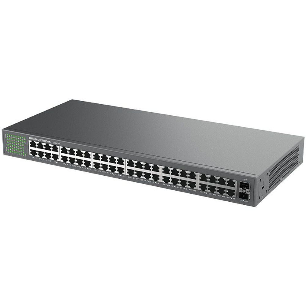 GWN7706 - Grandstream GWN7706 48 Port Gigabit Unmanaged Network Switch with 2 SFP
