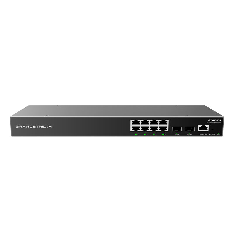 GWN7801 - Grandstream GWN7801 8 Port Gigabit Managed Switch