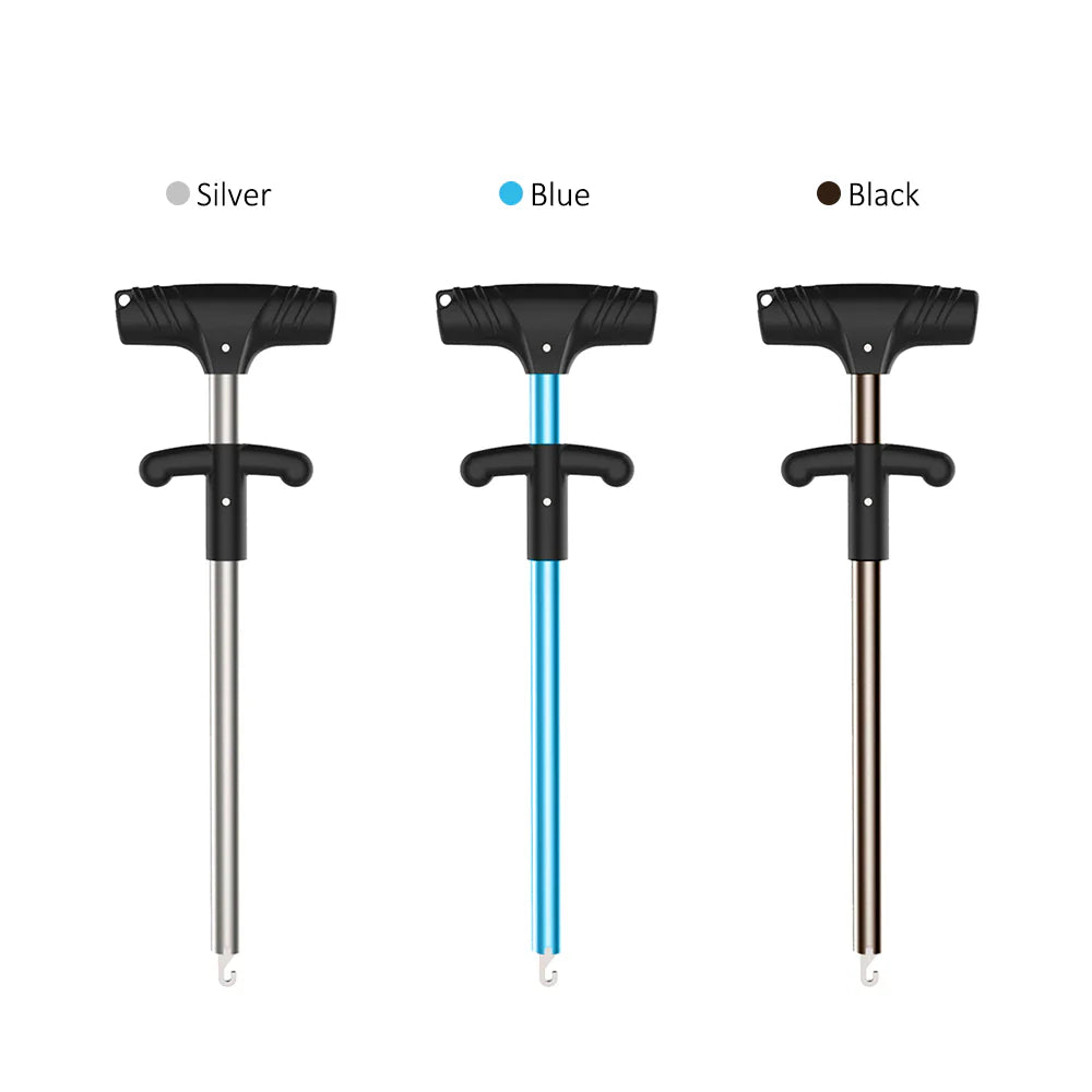 Portable Fishing Hook Remover with Squeeze Puller Handle Black