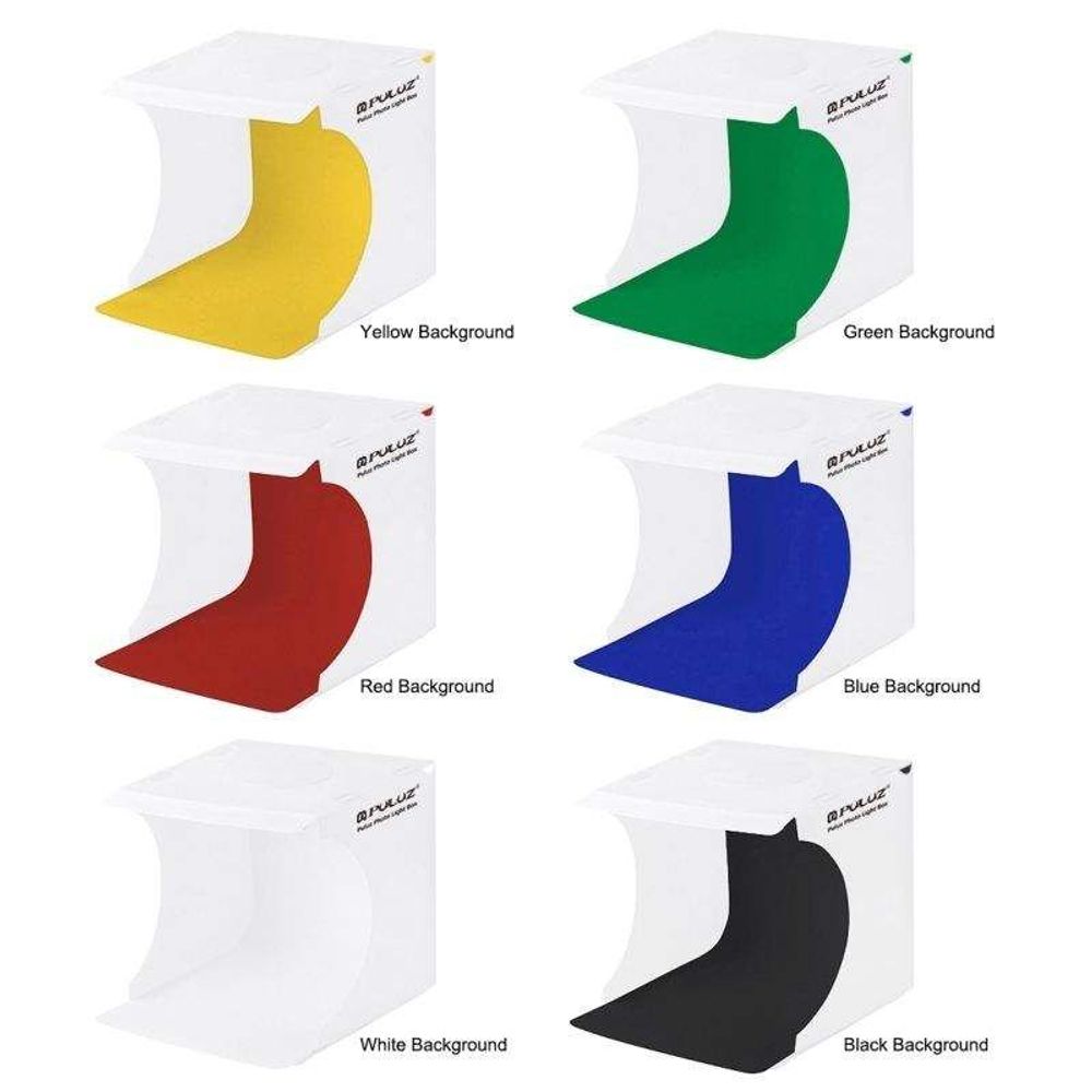 Mini 550LM Photo Lighting Studio - 6 Backdrops