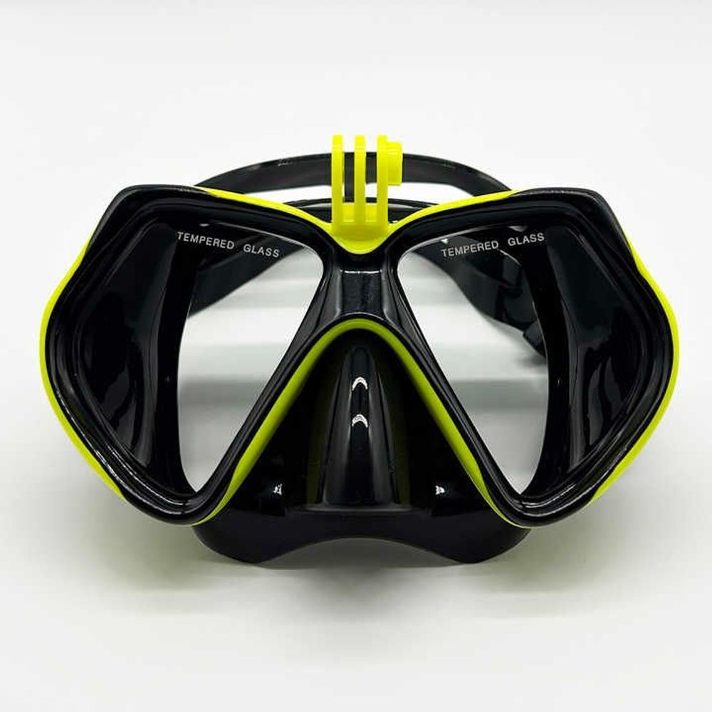 Southern Dolphin Action Dive Mask with GoPro Mount Yellow