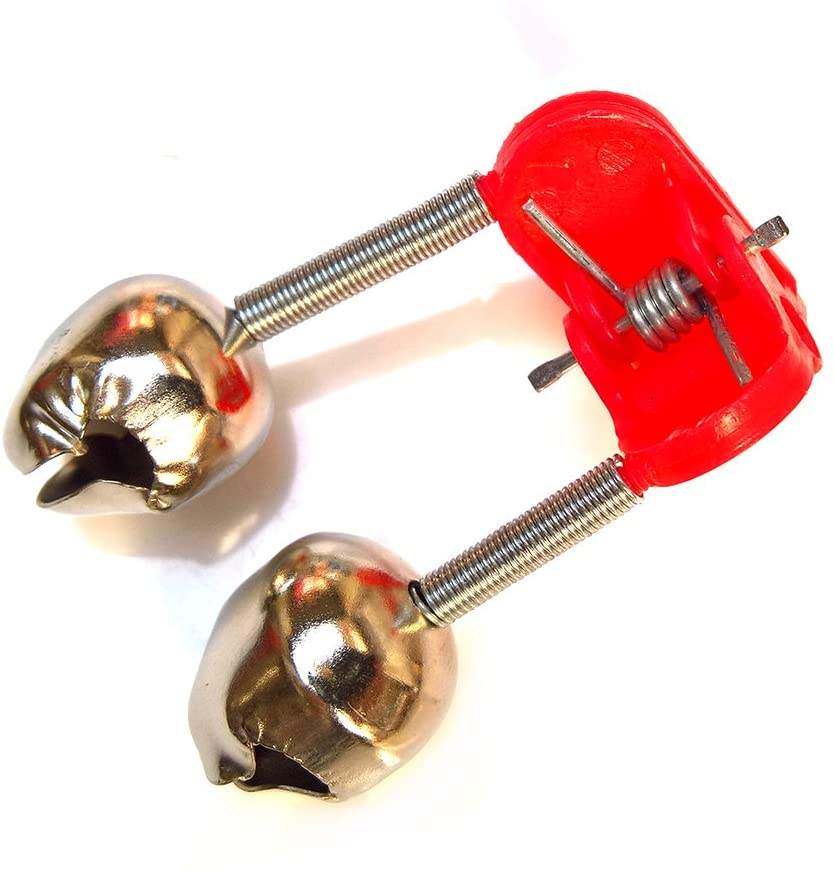 100 Pcs - Fish Alarm Bell for Surfcasting and Night Fishing Red 100pcs