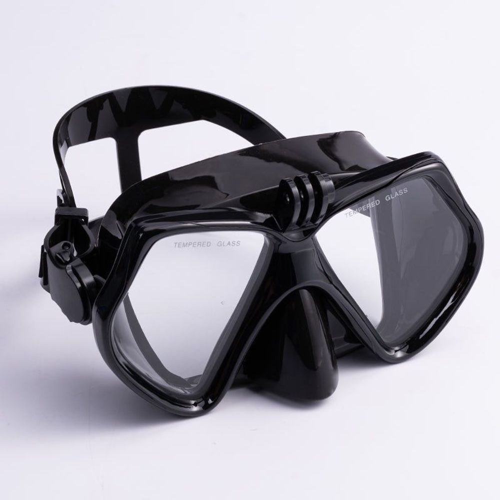 Southern Dolphin Action Dive Mask with GoPro Mount Black